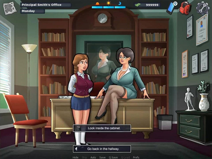 Dirty GamesXxX: Summertime Saga: hiệu trưởng nghịch ngợm với bộ ngực to...