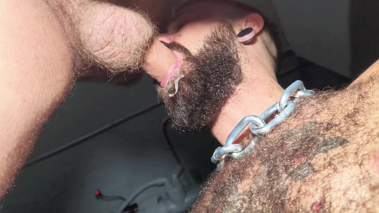 ScruffyStocky: Zákušní Sex Club Bez sedla Chov rimjob Deepthroat nástěnné šukání relace