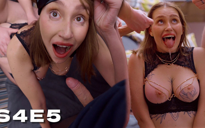 KissCat: S4e5：妻子的生日惊喜变成第一人称视角三人行-快递加入双操和颜射！