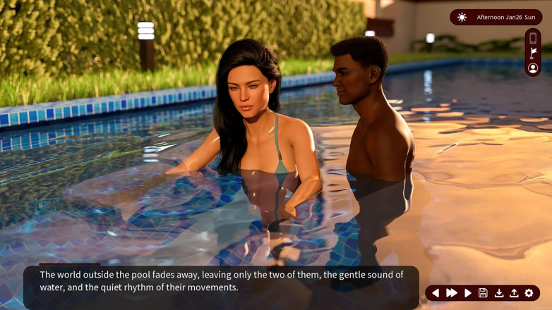 Dirty GamesXxX: 욕망의 속삭이는: 핫한 마누라를 위한 수영 수업 - 에피소드 31