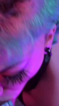 Its so Big. Teen Sucks 3rd Cock Ever and Its on Camera, Handcuffed to Chair.