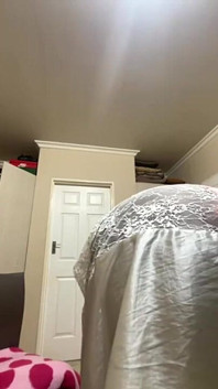 Murzynka BBW striptiz i wielbienie dupy