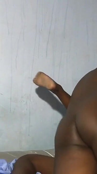 Negra gata entrou em seu namorado sonhando