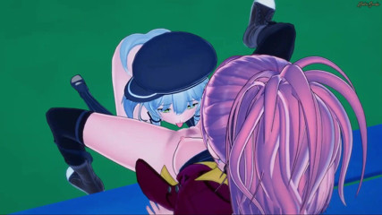 Hentai Smash: Altina Orion gets her pussy eaten out by classmate Juna...