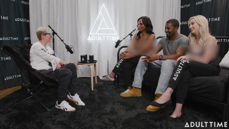 Adult Time Podcast: Pornstars Podcast After 3-way! | Lexi Lore, Isiah Maxwell, &amp; August Skye | the...