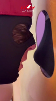 Student Lunch Gloryhole - Cums on Cookie & I Devour His Load