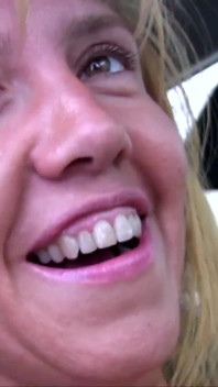 All natural blonde takes hard anal