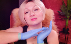 Arya Grander: 2 Layers of Fetish Nurse Medical Gloves. Arya Grander. Asmr...