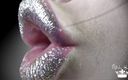 Goddess Misha Goldy: 流行我的闪亮大嘴唇：精液倒计时！