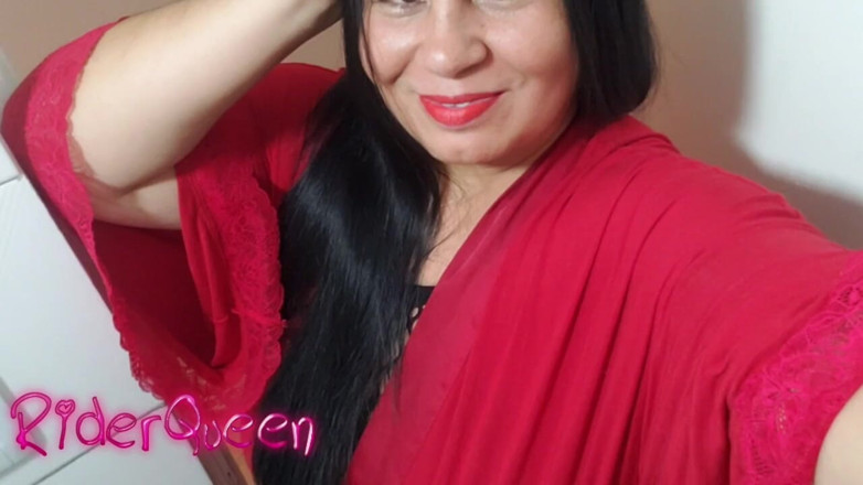 Only Riderqueen BBW Step Mom Latina Alone: Istri nakal ini ngentot sama pria lain sambil ditonton suaminya