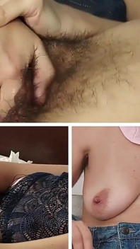 Horny Stepmom Undresses and Masturbates with Moans. Naughty Sexy MILF Tries on Naked Clothes.