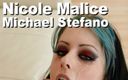 Edge Interactive Publishing: Nicole Malice y Michael Stefano chupan facial