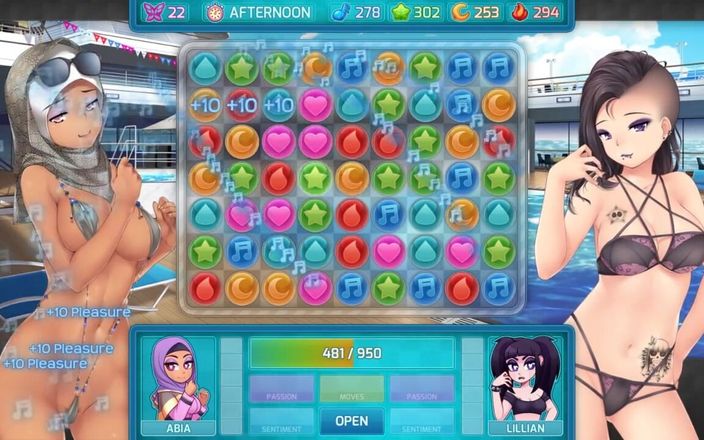 LoveSkySan69Real: Huniepop 2 - kencan ganda - bagian 14 semua cewek sange sama loveskysan