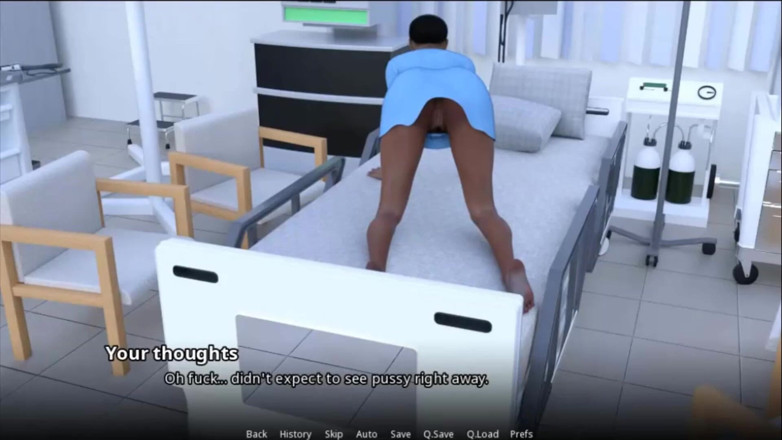 Visual Novels: WVM stars university part 69 - doggy style fuck old nurse