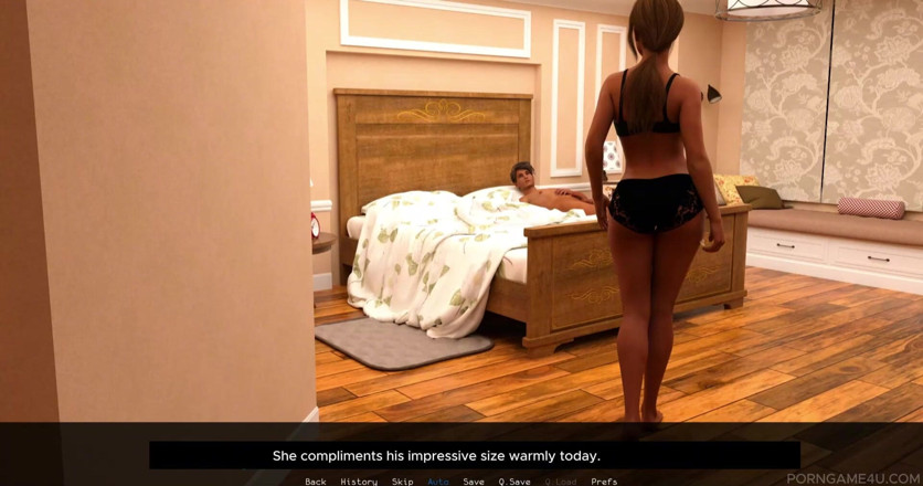Porn game 4 u: Gospodyni odgrywa rolę jako pielęgniarka, aby pomóc jej najemcy złagodzić...