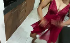 Paňdžábská Mujra tančící královna Simran Super sexy tanec s horkým těsným šukáním a výstřikem