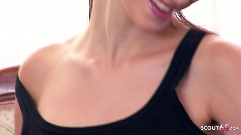 Full porn collection: Hot skinny teen Beata Undine gets her first ass fuck...