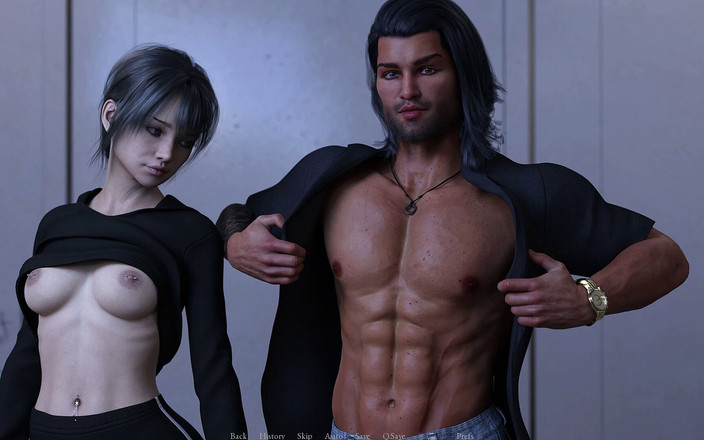 3D Cartoon Porn: Di mana semuanya dimulai 2 - dart game looser akan menunjukkan payudara