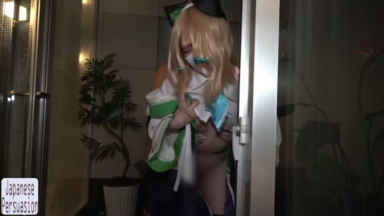 Far east hentai works: Pátio ejaculação interna depois da jacuzzi, cena brincalhona se transforma...