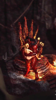 Inferno. Гарячий секс в пеклі. Диявол жорстко трахає молоду сексуальну рабиню