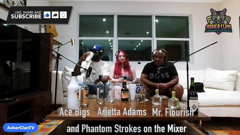 Mr Flourish Live: Mrflourish और Ace Bigs द्वारा होस्ट की गई arietta Adams के साथ वयस्क स्टार पॉडकास्ट