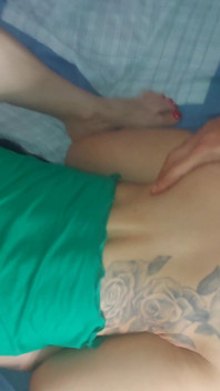Wife Takes off Her Husband's Condom so He Can Cum Inside Her Friend
