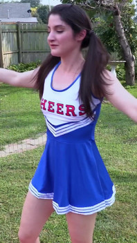 Arielle Lane - Cheerleader Cosplay Pt Ii 4K