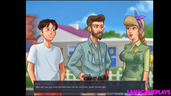 Lana Game plays: Kisah musim panas #72 - dua tante seksi dengan toket besar di...