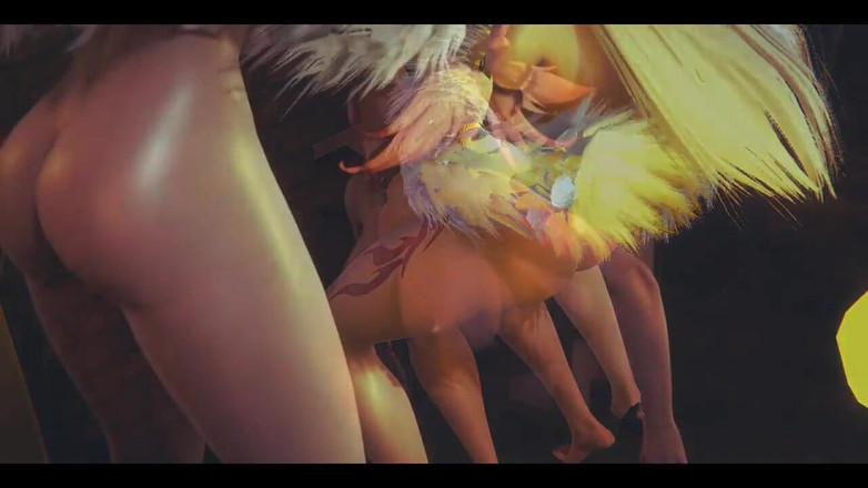 HentaiTubes: Genshin Impact Hentai - Ninnguang Futanari a Ayaka Fucking Yoimiya - japonská...