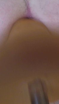Longo brinquedo no meu cu