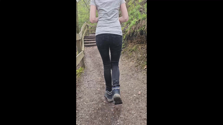 Bikergirl_97: Hike Ends with Car Fuck and We Got Caught!