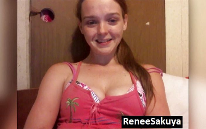 Renee Sakuyas Studio: Wideo reakcji, oglądanie faceta orgazm dużo