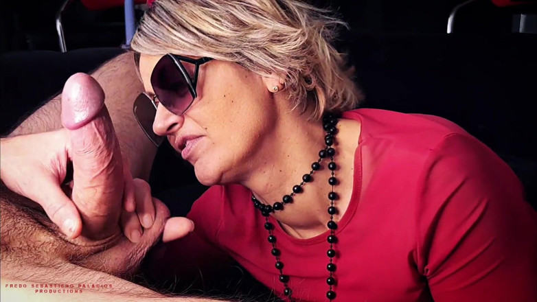 Karina S Palacios - Fredo Sebastieno Palacios: Splendido pompino sega - sborrata facciale - video completo