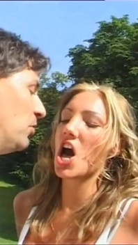 Young Slut with Big Nipples Ass Fucked and Cumshot in Mouth by Huge Vintage Cock