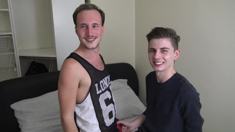 SEX WITH STRAIGHT BOY CURIOUS: Jerome James wird roh von der top-Maxence benutzt