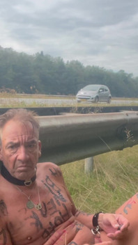 Naked Along Highway