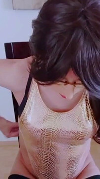 Sissy Crossdresser Masturbating at Home