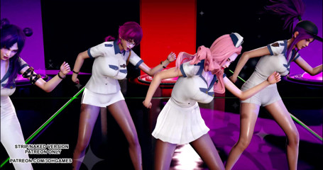 3D-Hentai Games: Itzy - Wannabe hot kpop dance KDA Ahri Akali Kaisa Evelynn...