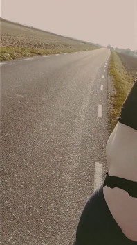 Going for a Walk by the Road and Squirting a Huge Cumshot