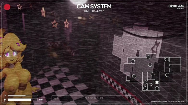 LewdArcade: Anime 3D porno oyununda beş gece [bölüm 01] seks oyunu