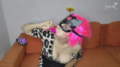 BigBoobCat: Estou explorando meus grandes peitos naturais e máscara de buceta,...