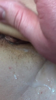 Cuzão close-up. Foda na buceta de quatro