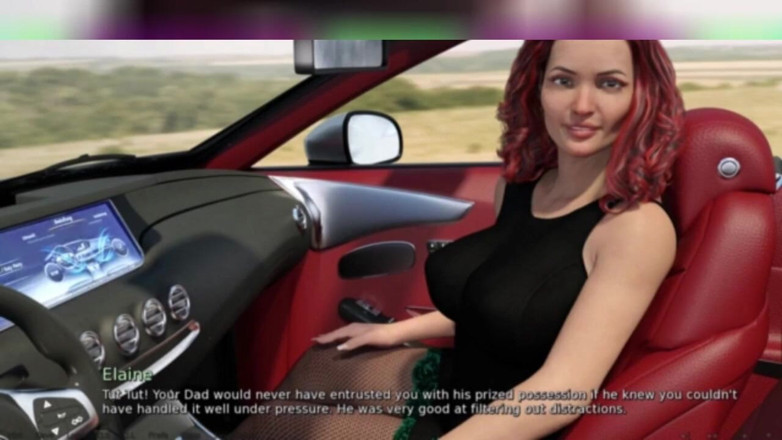 3DXXXTEEN2 Cartoon: Caught between a blowjob and a footjob. 3D porn cartoon sex