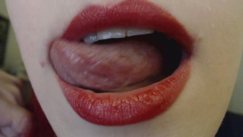 Scarlet Vixen: La garganta de la lengua llena n boca fetiche