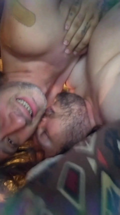My Pussy Is Getting Fucked by My Girlfriend's Dick!!
