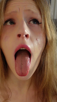 I Am Begging You to Cum on My Tongue