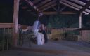 Miami Reality: Interraciale bruid buitenshuis neukend met een grote blanke pik