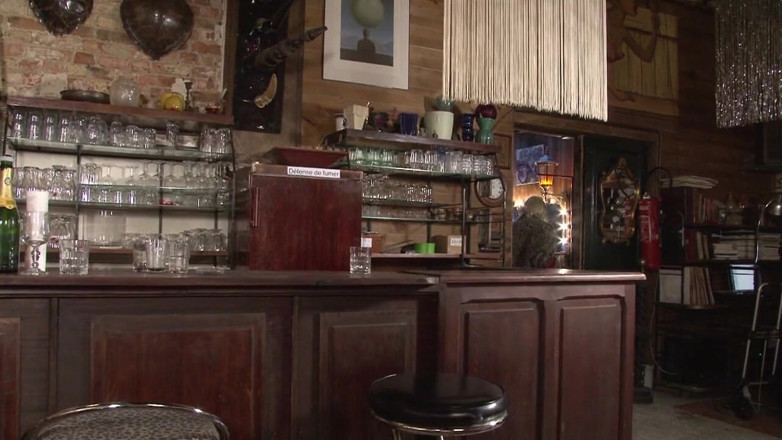 Nude in France: Perverted bartender fucks his bosses older wife
