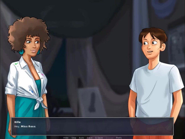 Cartoon Play: Summertime saga parte 241 - insegnante di arte nel college