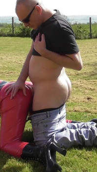 Fucking outdoor in PVC